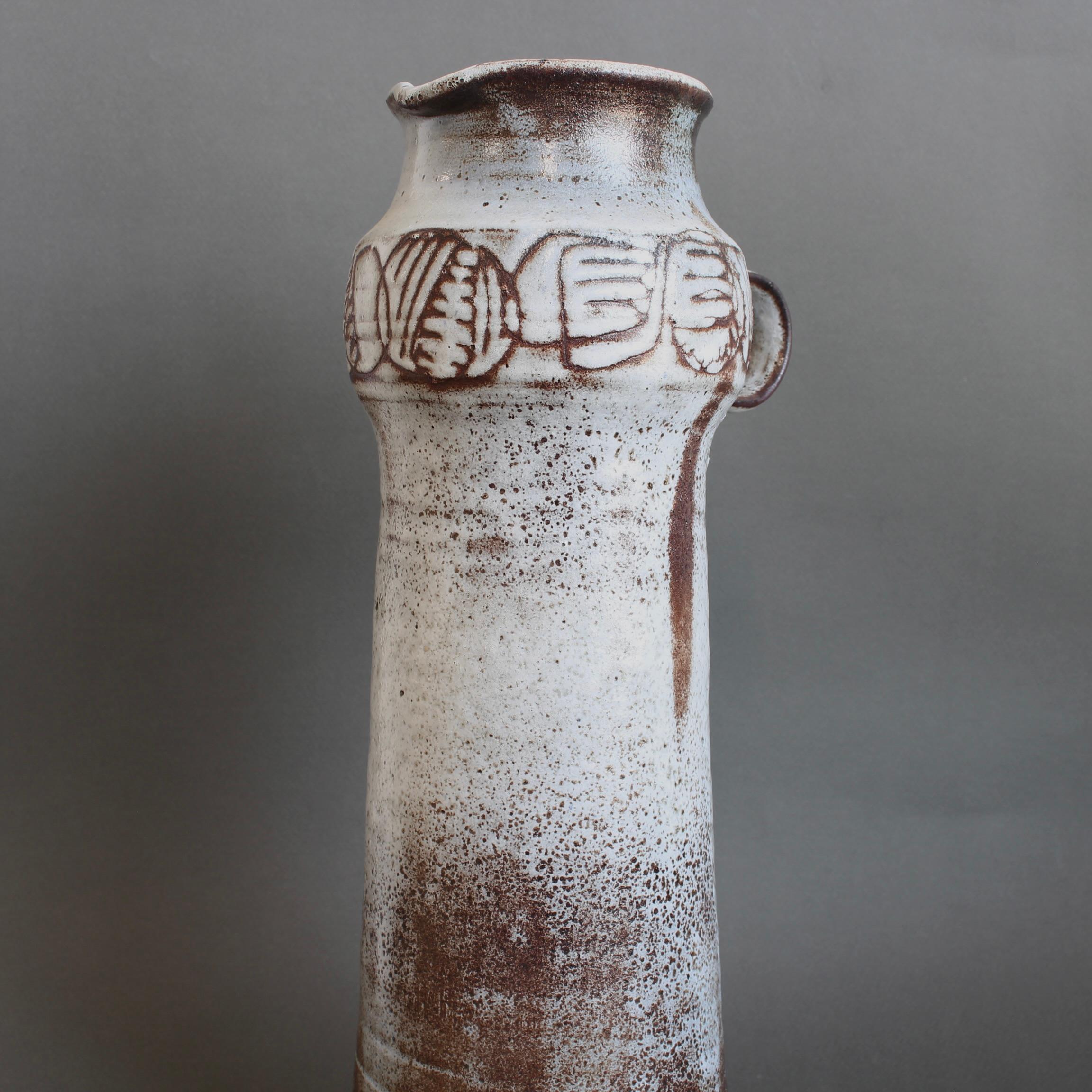 Grande vaso decorativo francese d'epoca di Michel e Nicole Anasse (circa anni '60) in vendita 2