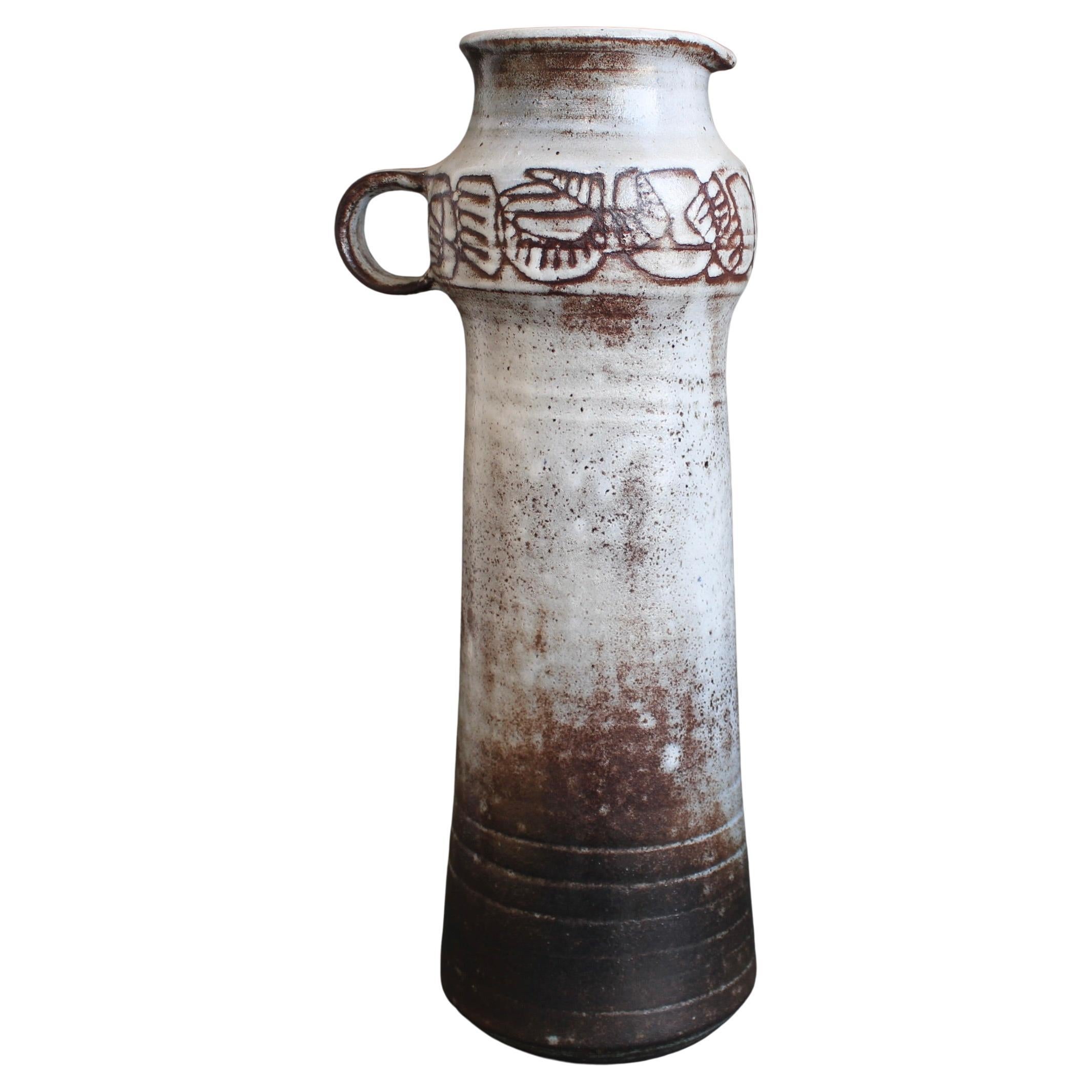 Large Vintage French Decorative Vase by Michel and Nicole Anasse (circa 1960s)