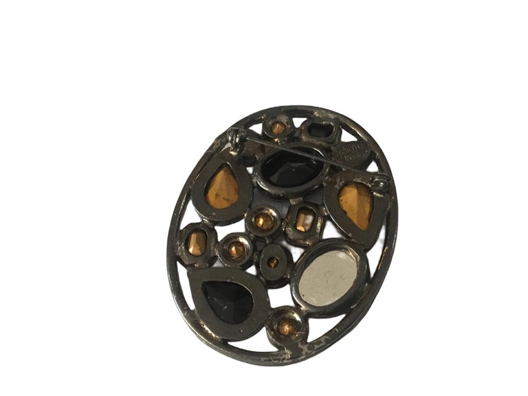 Broche Vintage Signée Jean-Louis Scherrer Paris - Très Chic, Bijou De Couture - Occasion Bon état