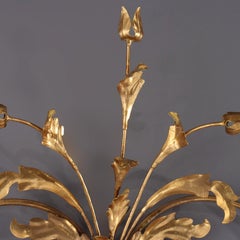 Large Vintage French Louis XVI Gilt Wall Mirror C1940