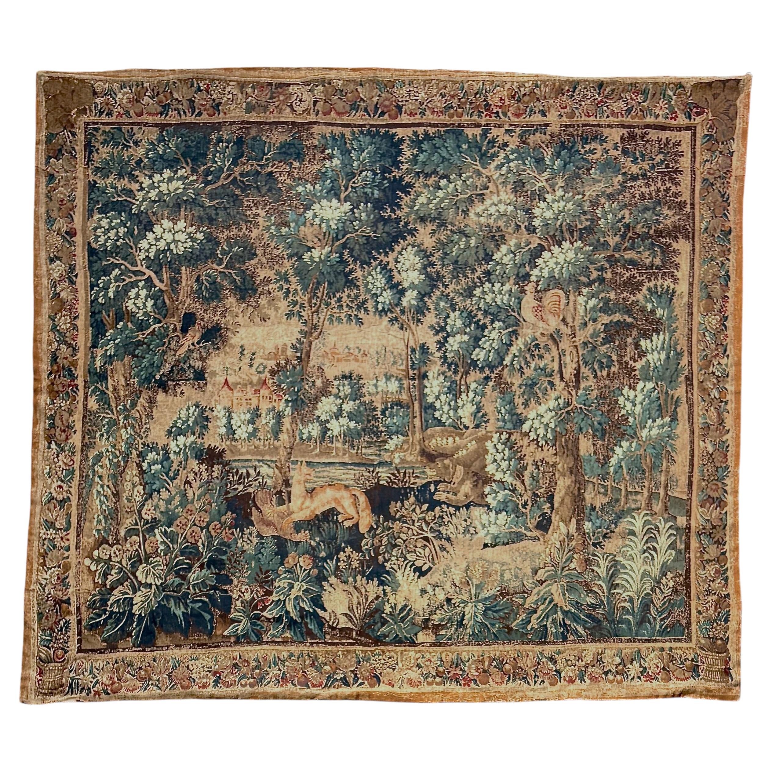 What are tapestries made of?