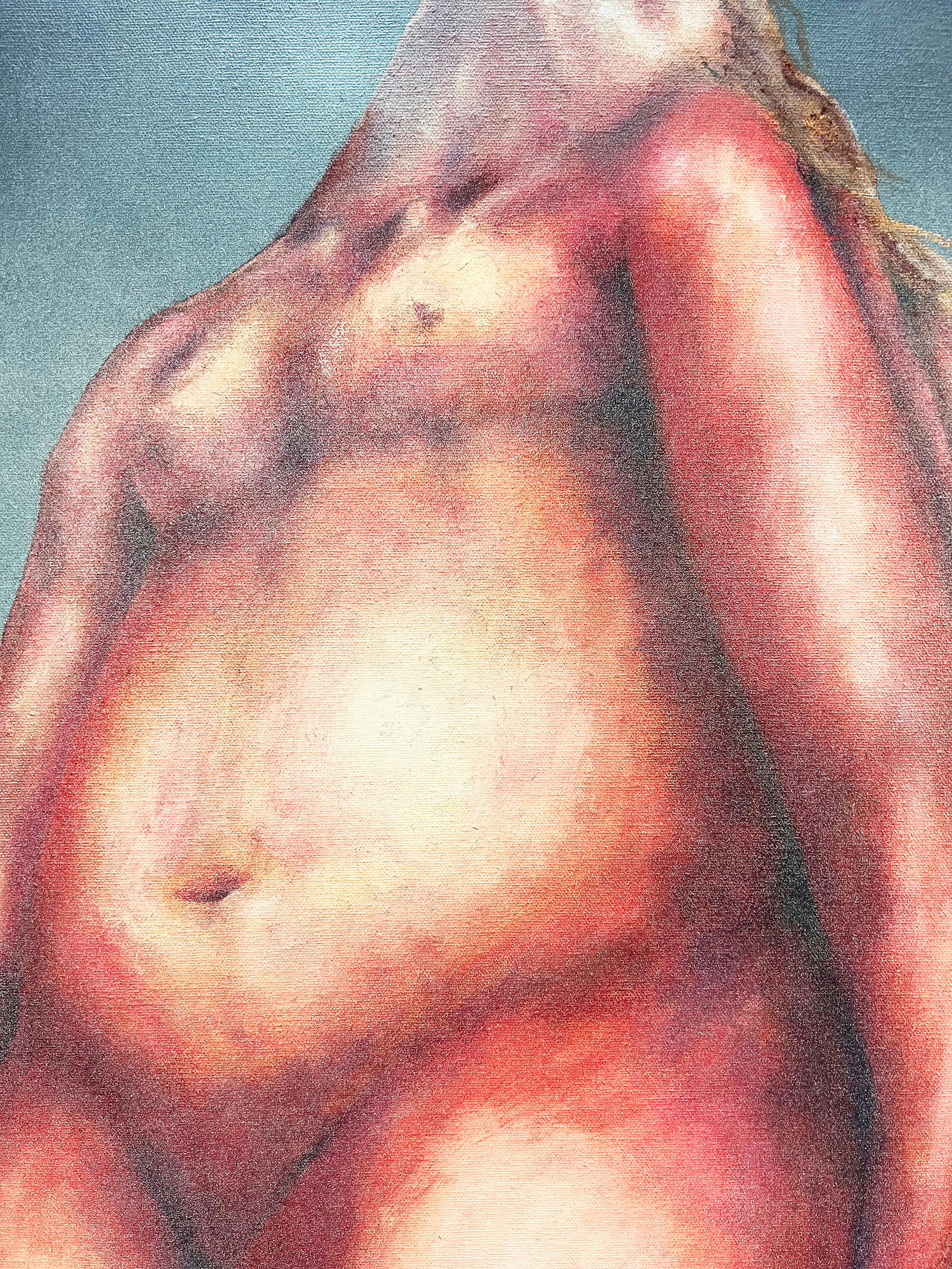 Large vintage C. Pickett fuller surrealist nude oil painting on canvas

Offered for sale is a vintage surrealist nude oil painting on canvas by C. Pickett Fuller. Carolyn Pickett Fuller( 1942-2002) was an American artist who exhibited in the U. S.