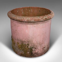 Large Vintage Garden Planter, Italian, Terracotta, Outdoor Jardiniere Pot, 1970