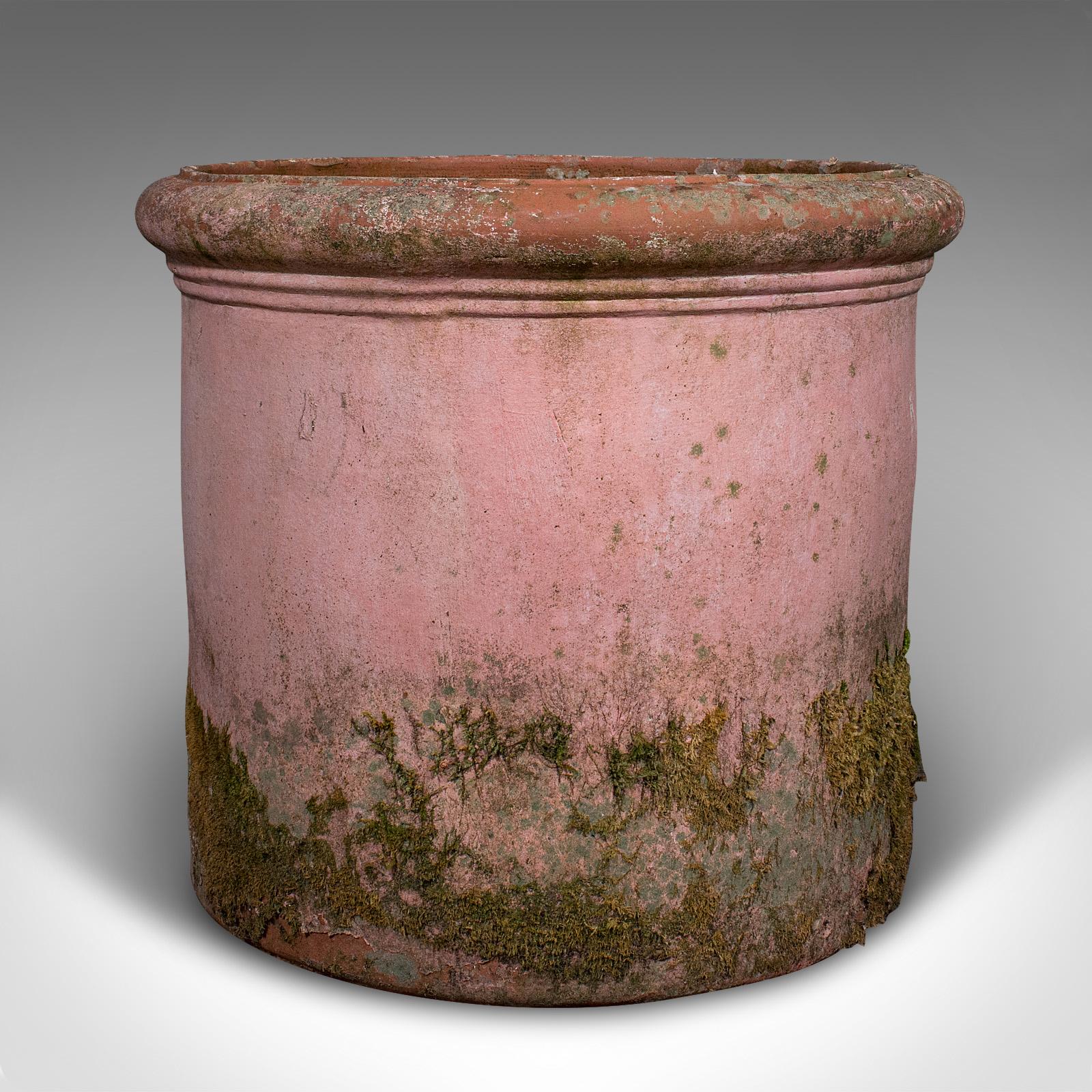 Large Vintage Garden Planter, Italian, Terracotta, Outdoor Jardiniere Pot, 1970 In Good Condition In Hele, Devon, GB
