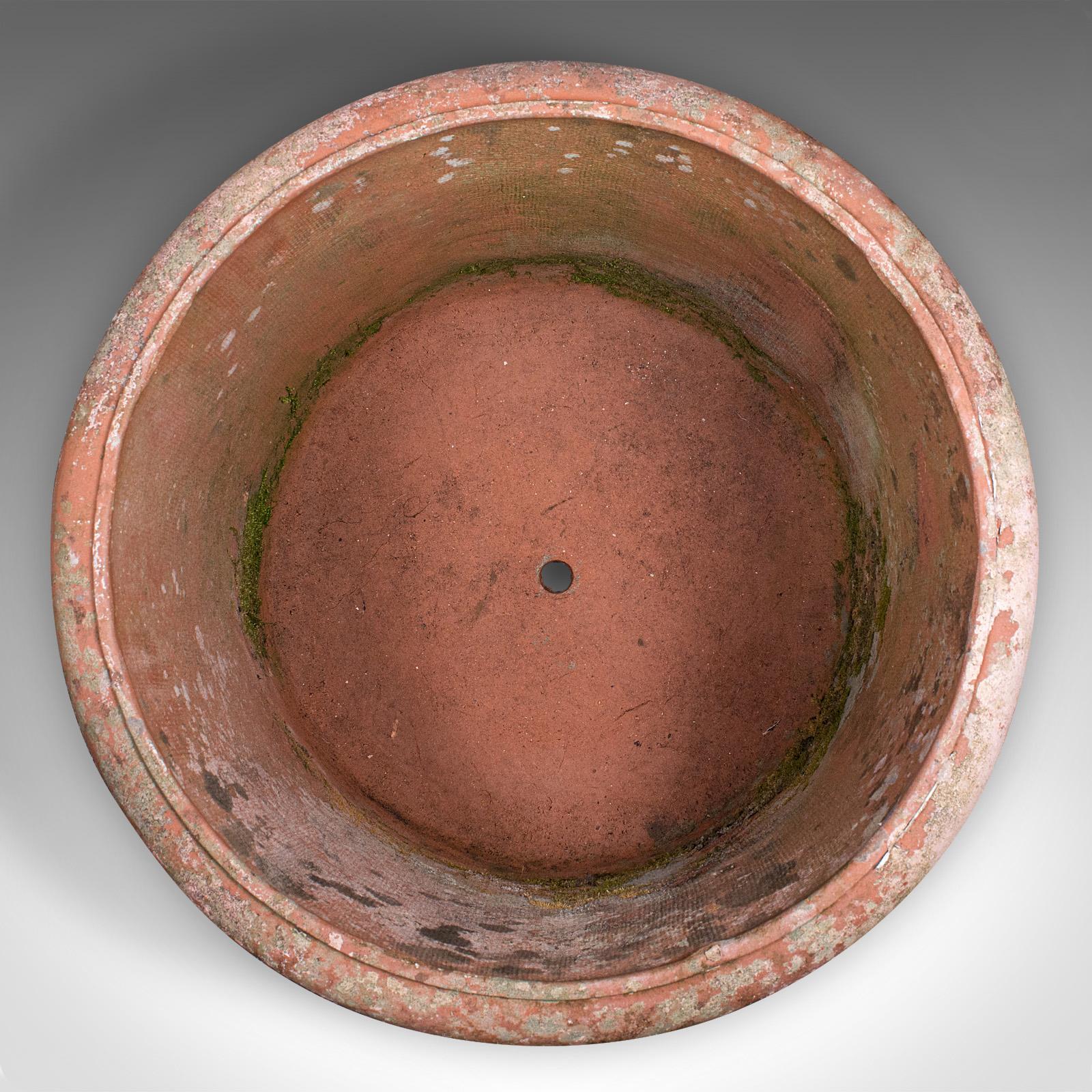 Large Vintage Garden Planter, Italian, Terracotta, Outdoor Jardiniere Pot, 1970 3