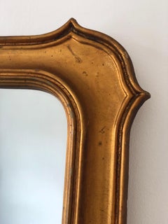 Large Vintage Giltwood Wall Mirror – Napoleon III Style, Belgium, 1970s