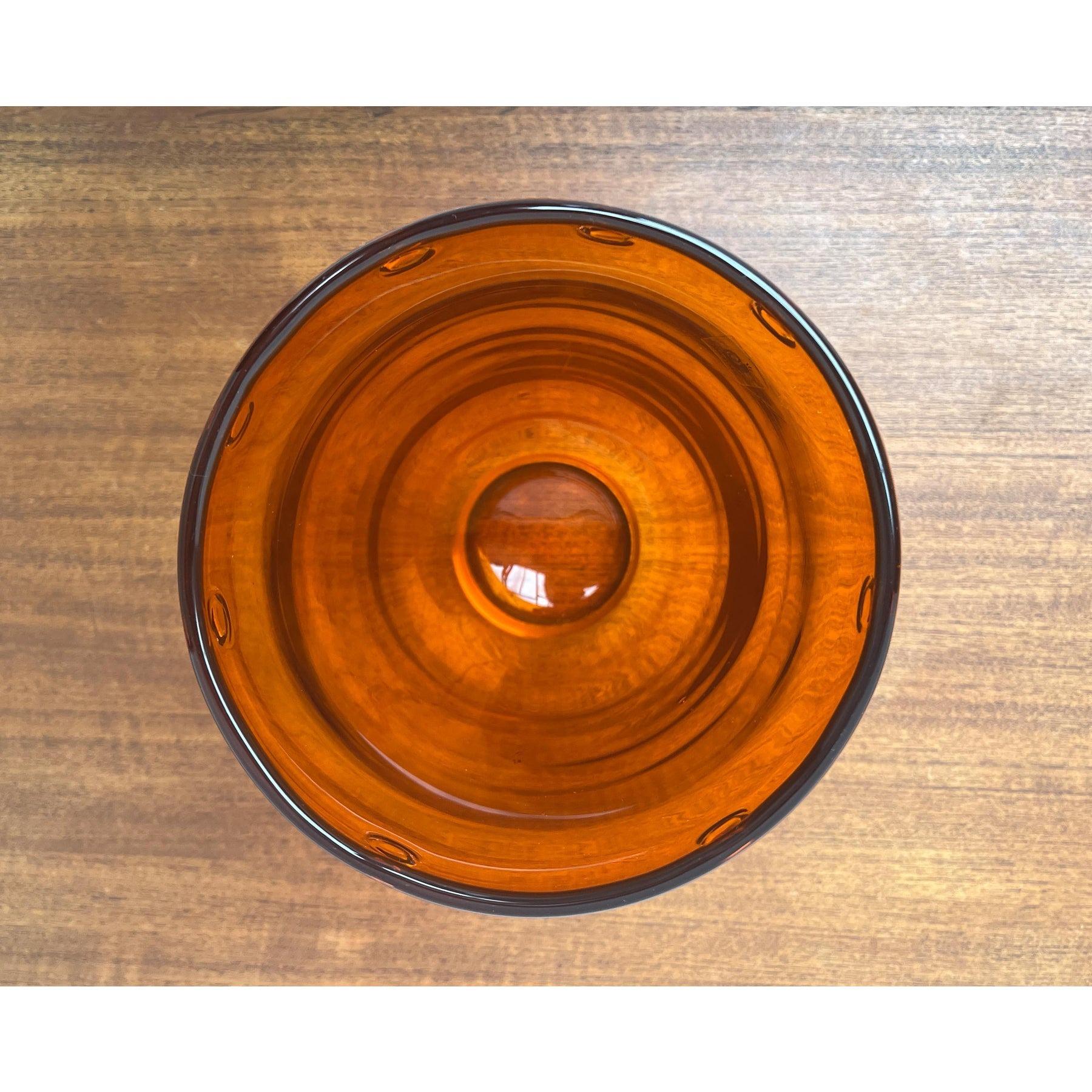 Large Vintage Glass Vase from Hysteria, 1980s In Excellent Condition For Sale In Hamburg, DE