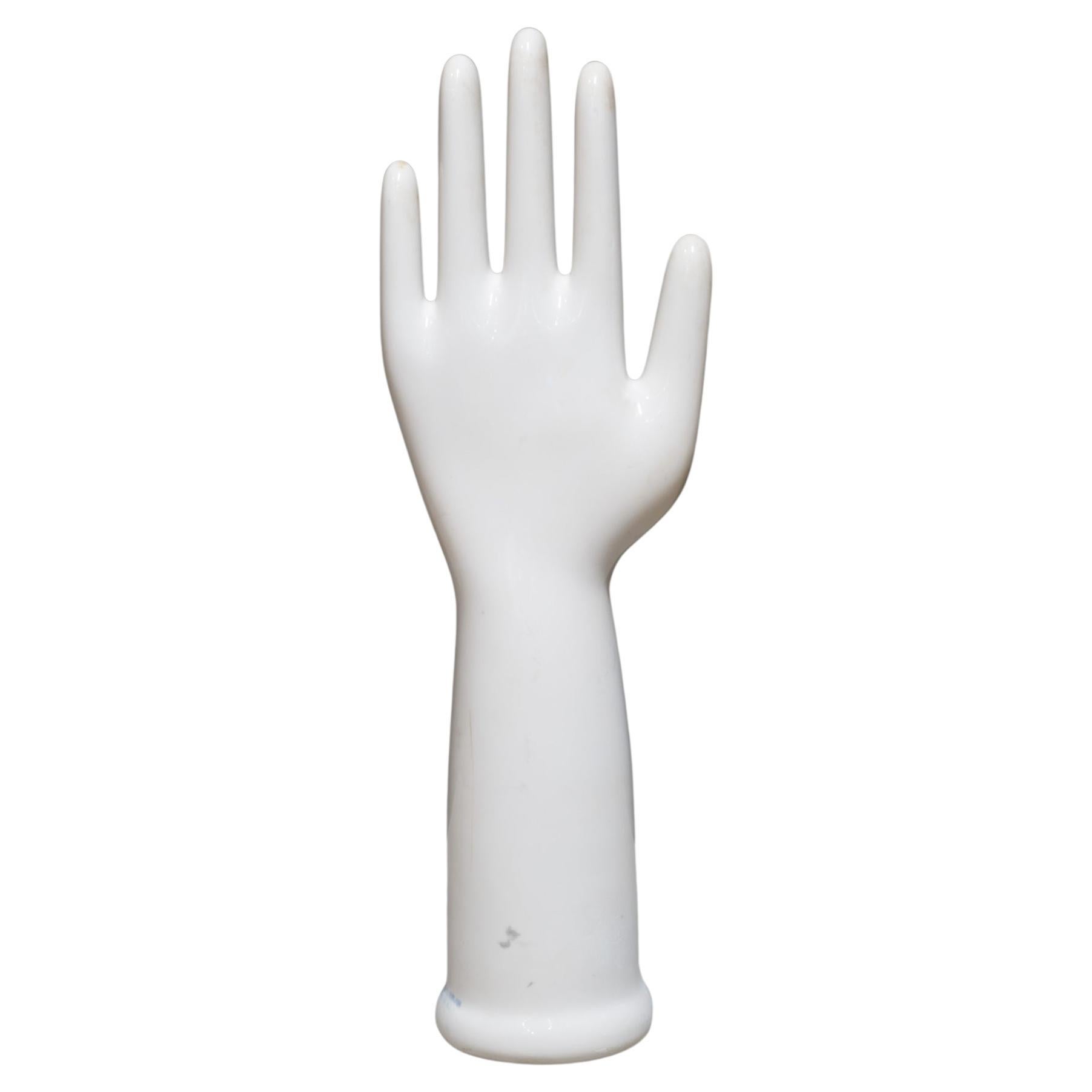 ABOUT

Price is per piece. Six extra large molds, four large, and eight medium molds available.

Original glazed porcelain rubber glove molds. Very thick. Each is stamped 