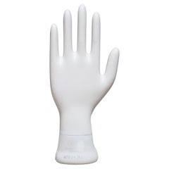 Vintage Glazed Porcelain Factory Rubber Glove Mold, C.1991  (FREE SHIPPING)