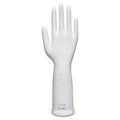 Large Glazed Porcelain Factory Rubber Glove Mold, C.1991  (FREE SHIPPING)