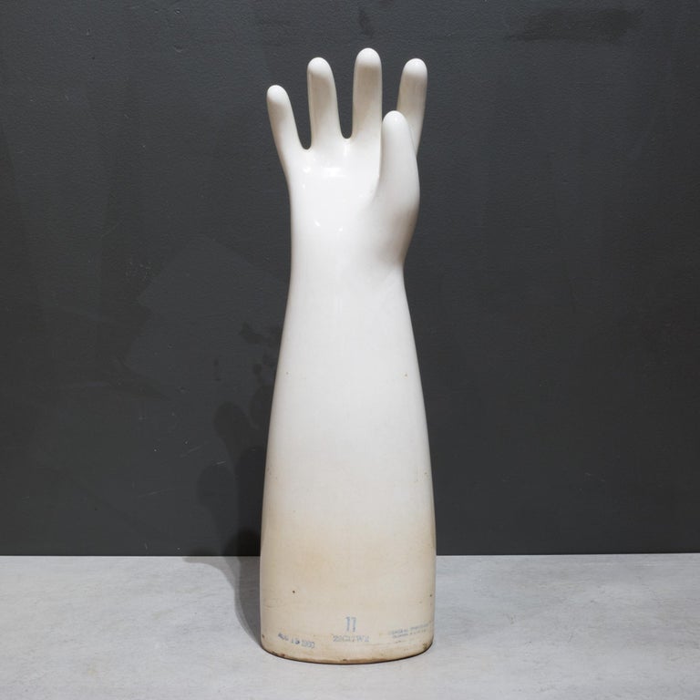 Large Vintage Glazed Porcelain Rubber Glove Molds C.1980 For Sale at ...