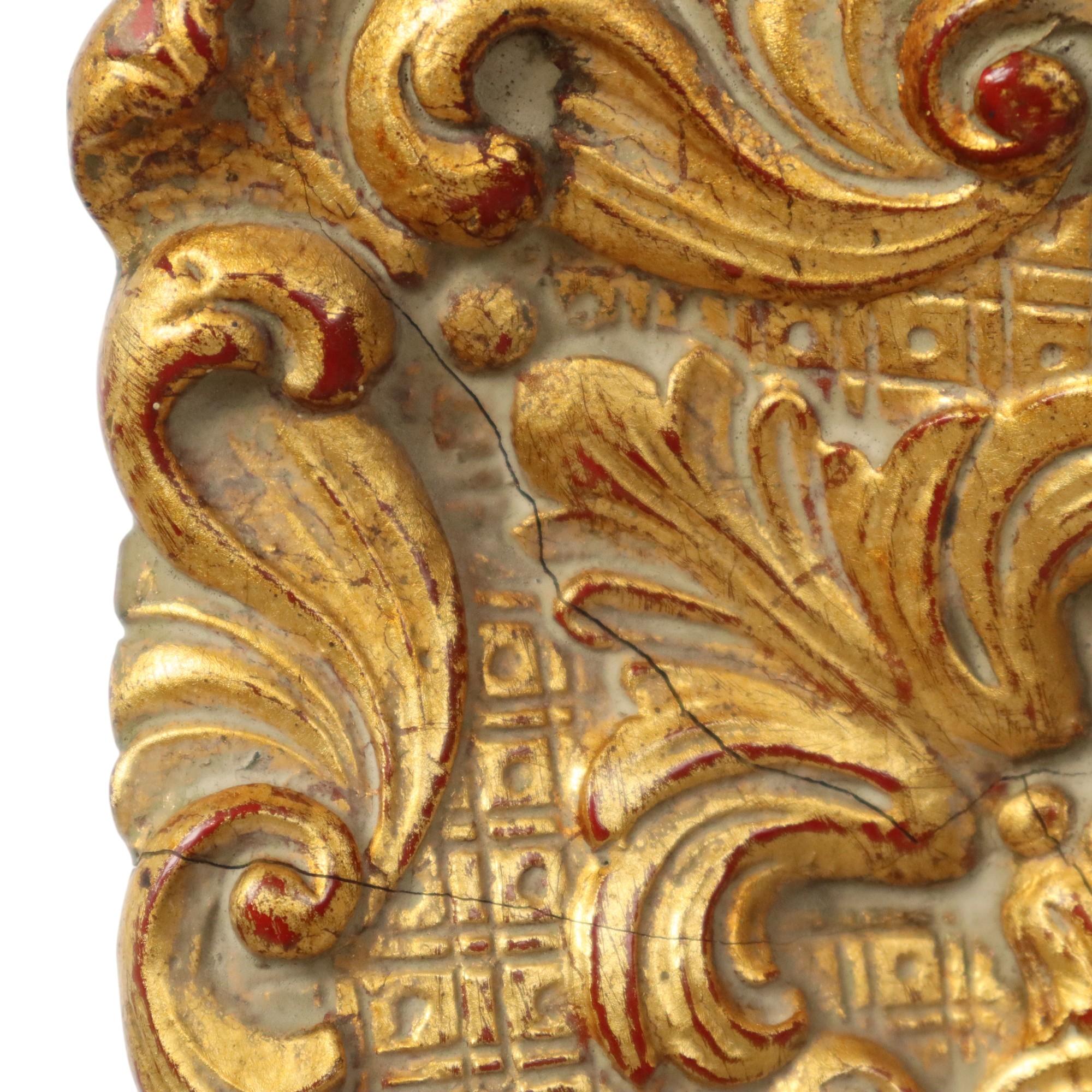 Großer Vintage Goldrahmen im Barockstil Klassisch 79x69cm im Angebot 3