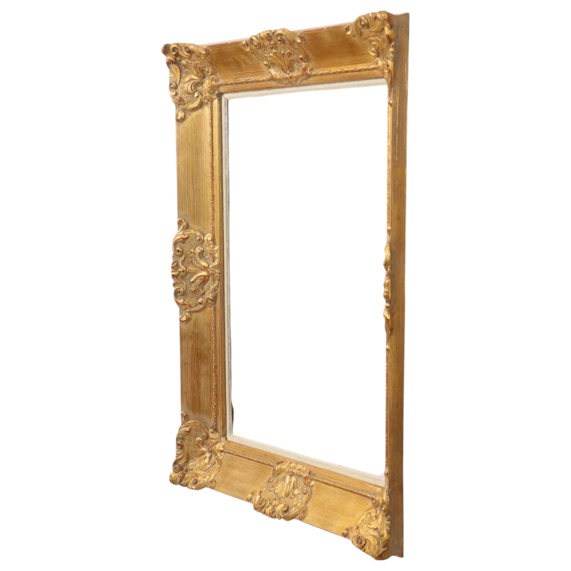 Großer Vintage Goldrahmen im Barockstil Klassisch 79x69cm im Angebot 6