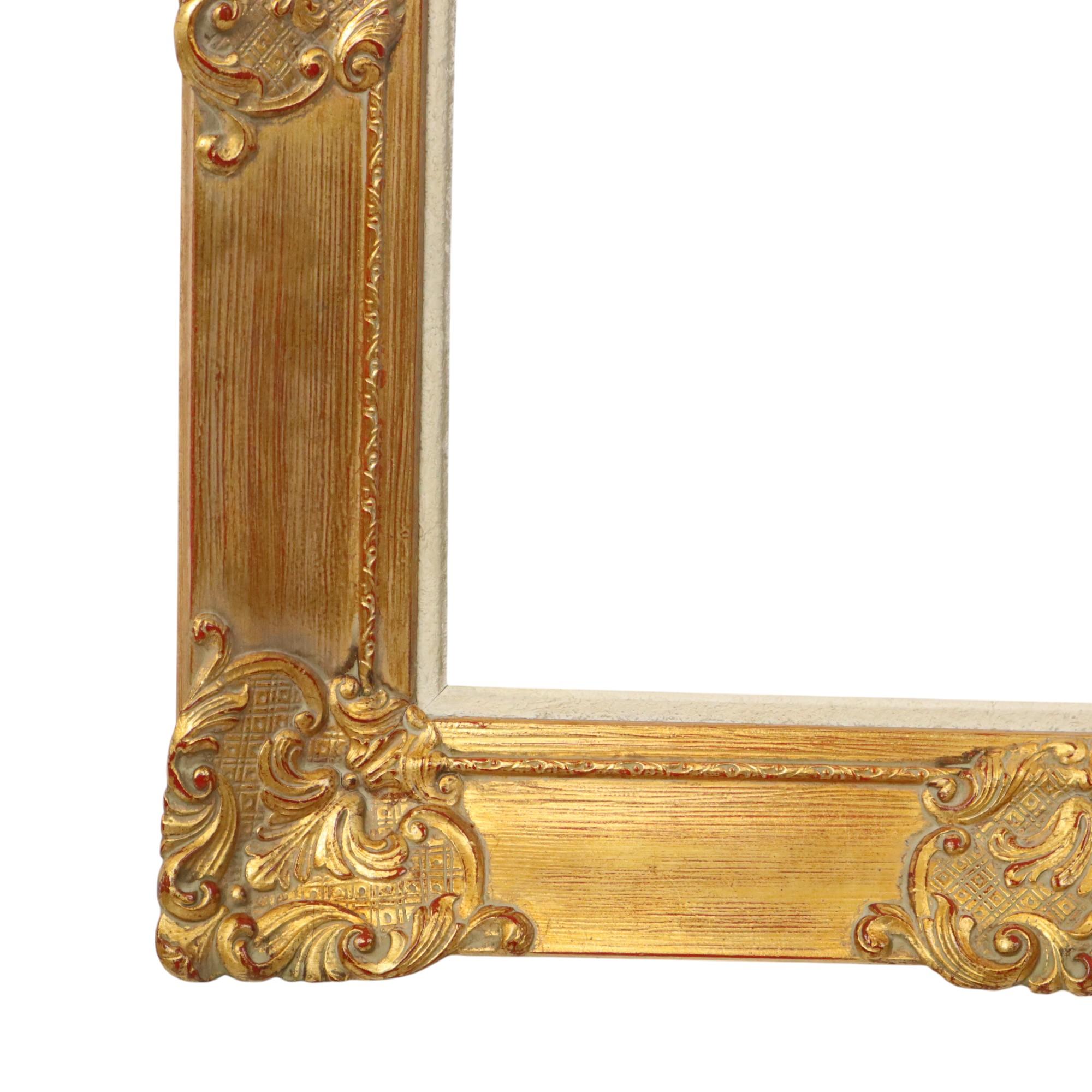 Großer Vintage Goldrahmen im Barockstil Klassisch 79x69cm im Angebot 1