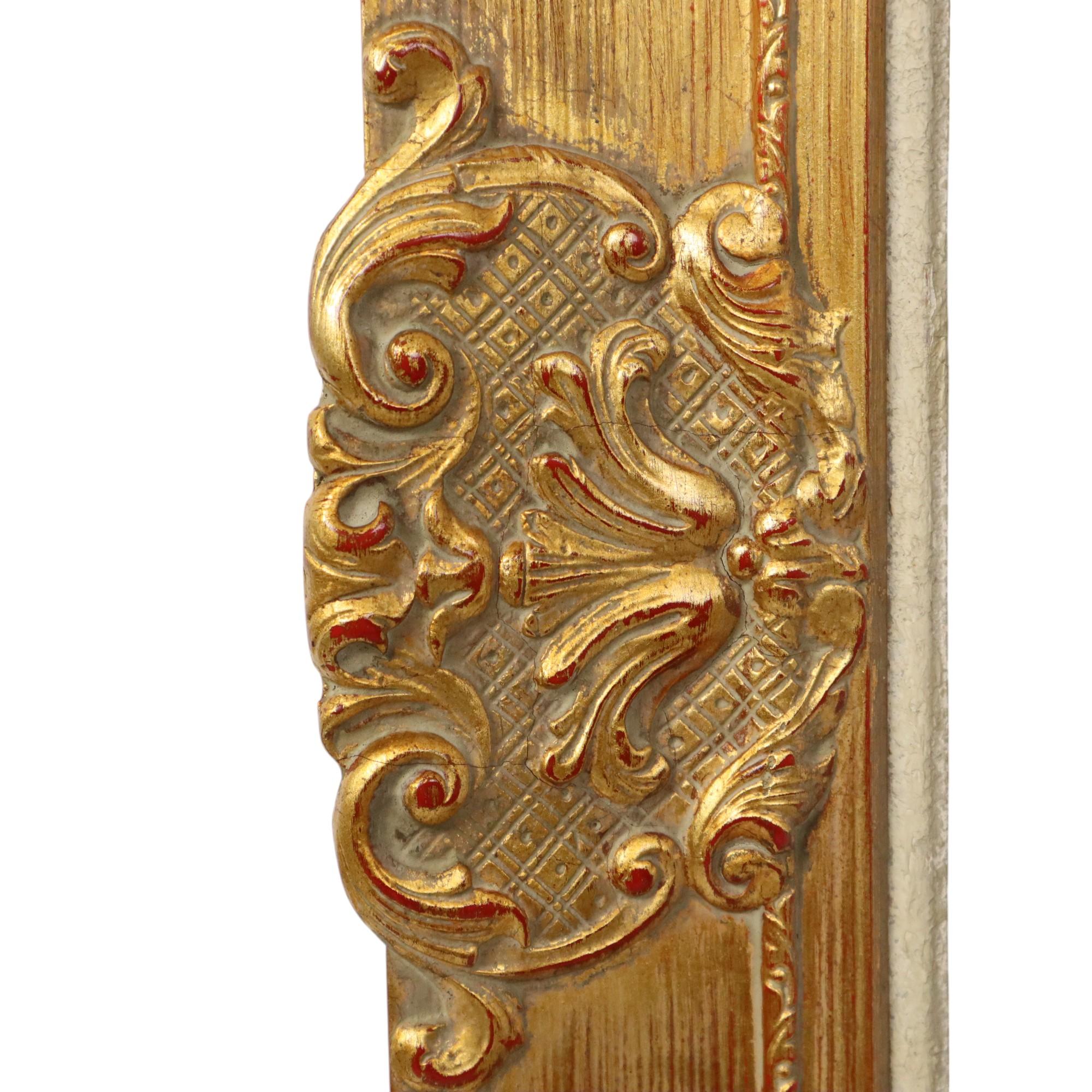 Großer Vintage Goldrahmen im Barockstil Klassisch 79x69cm im Angebot 2