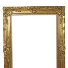 Marco Grande Vintage Dorado Estilo Barroco Clásico Pino Madera 114cm