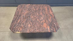 Large vintage granite coffee table by Belgochrom, 1980s