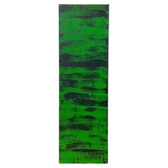 Grande lettre I en fer vert pour façade, 1970