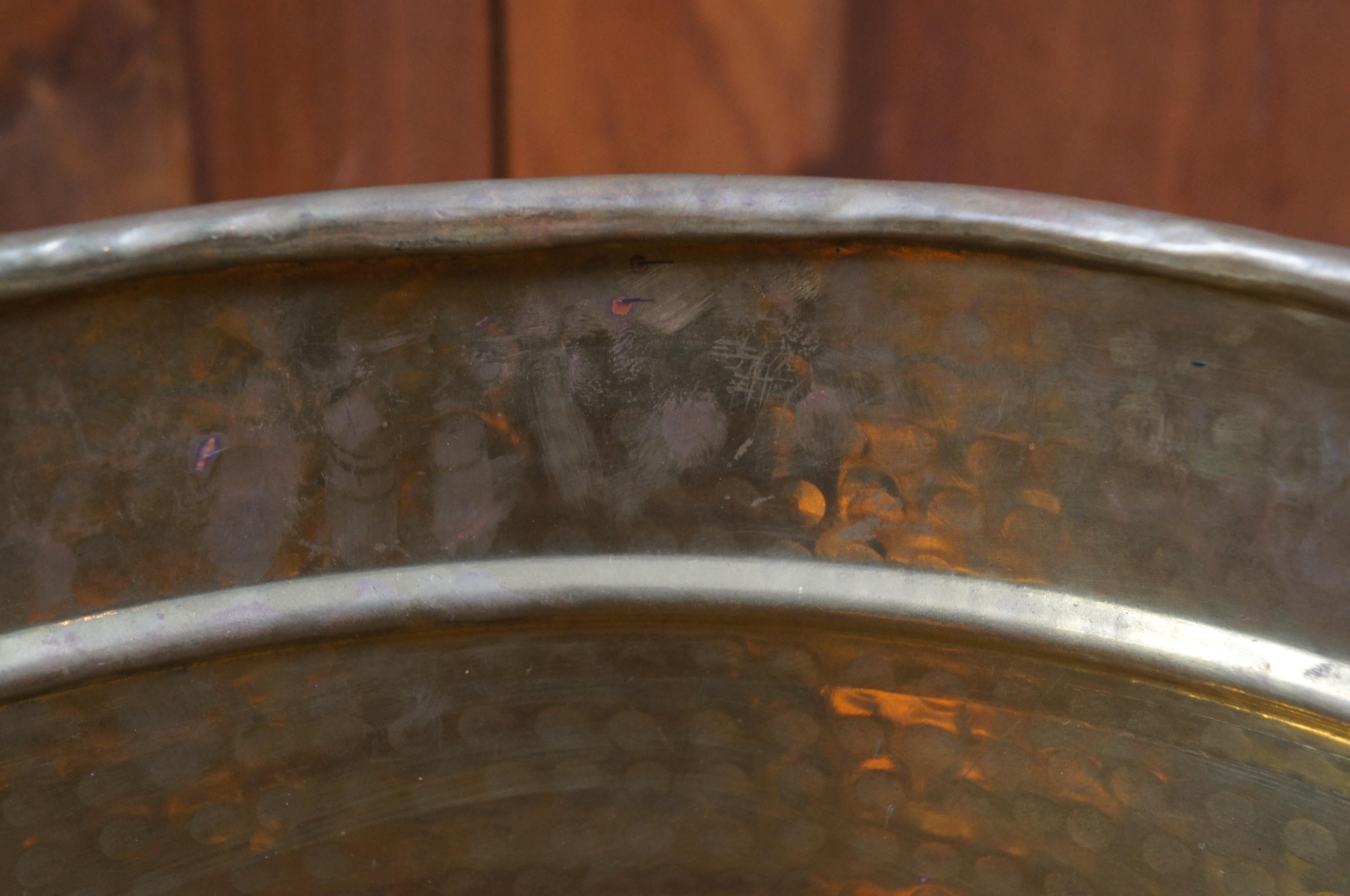 brass cauldron vintage