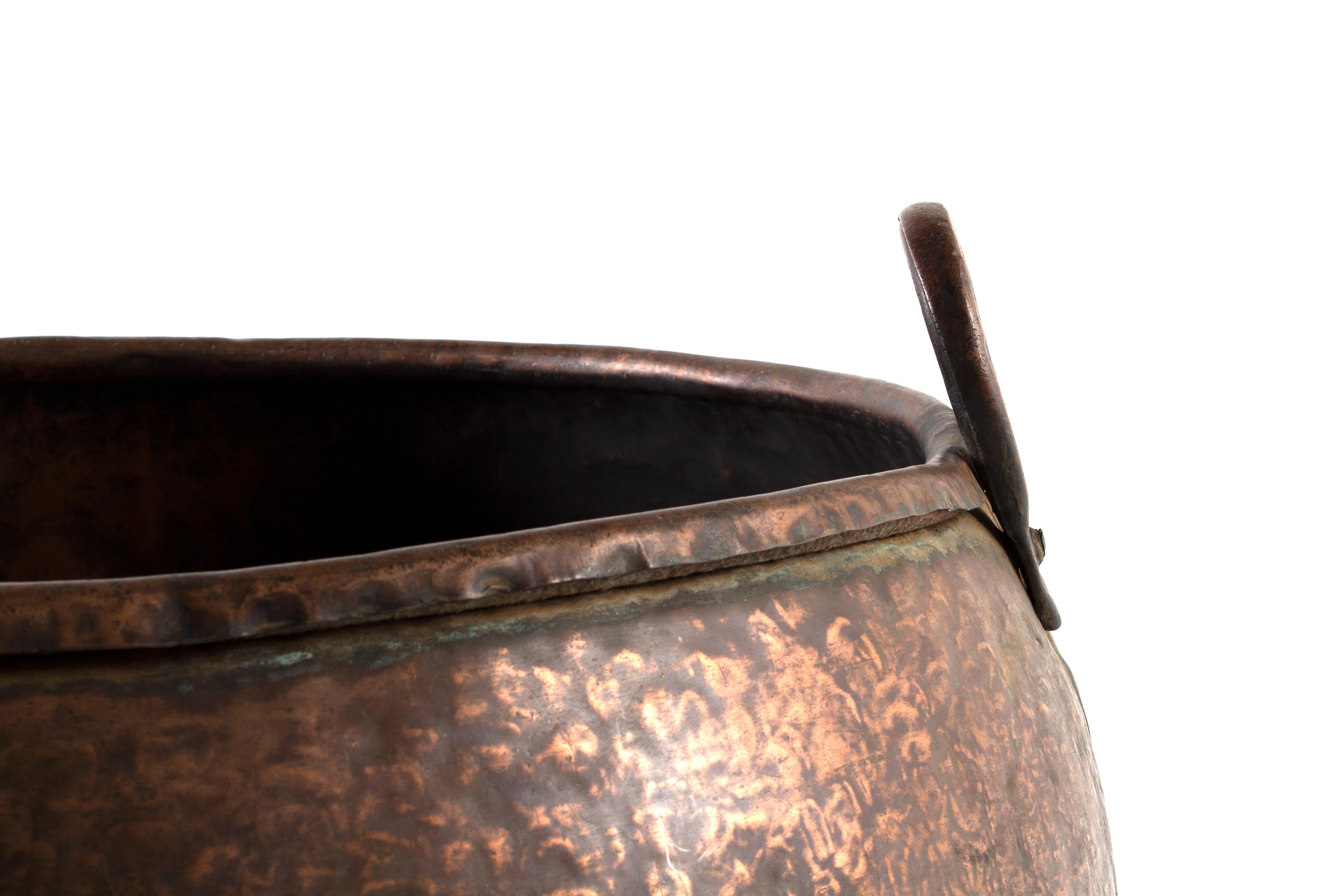 big copper pot