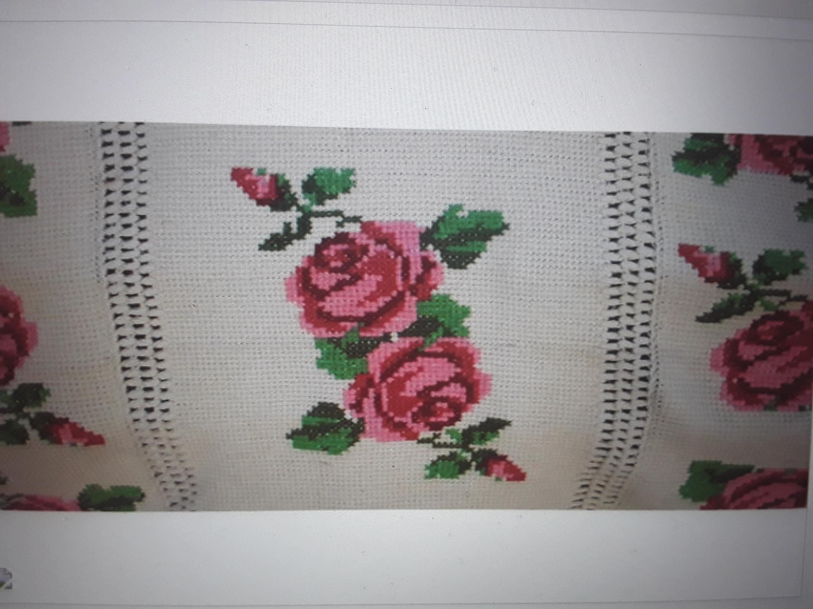 Large Vintage Hand Crochet Blanket 