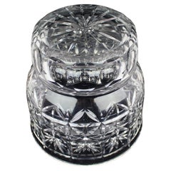 Large Vintage Hand-Cut Crystal Bowl