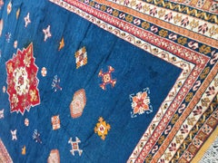 Bobyrug’s Large Vintage Hand Knotted Moroccan Rug