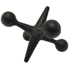 Large Vintage Handmade Black Iron Jack by Bill Curry