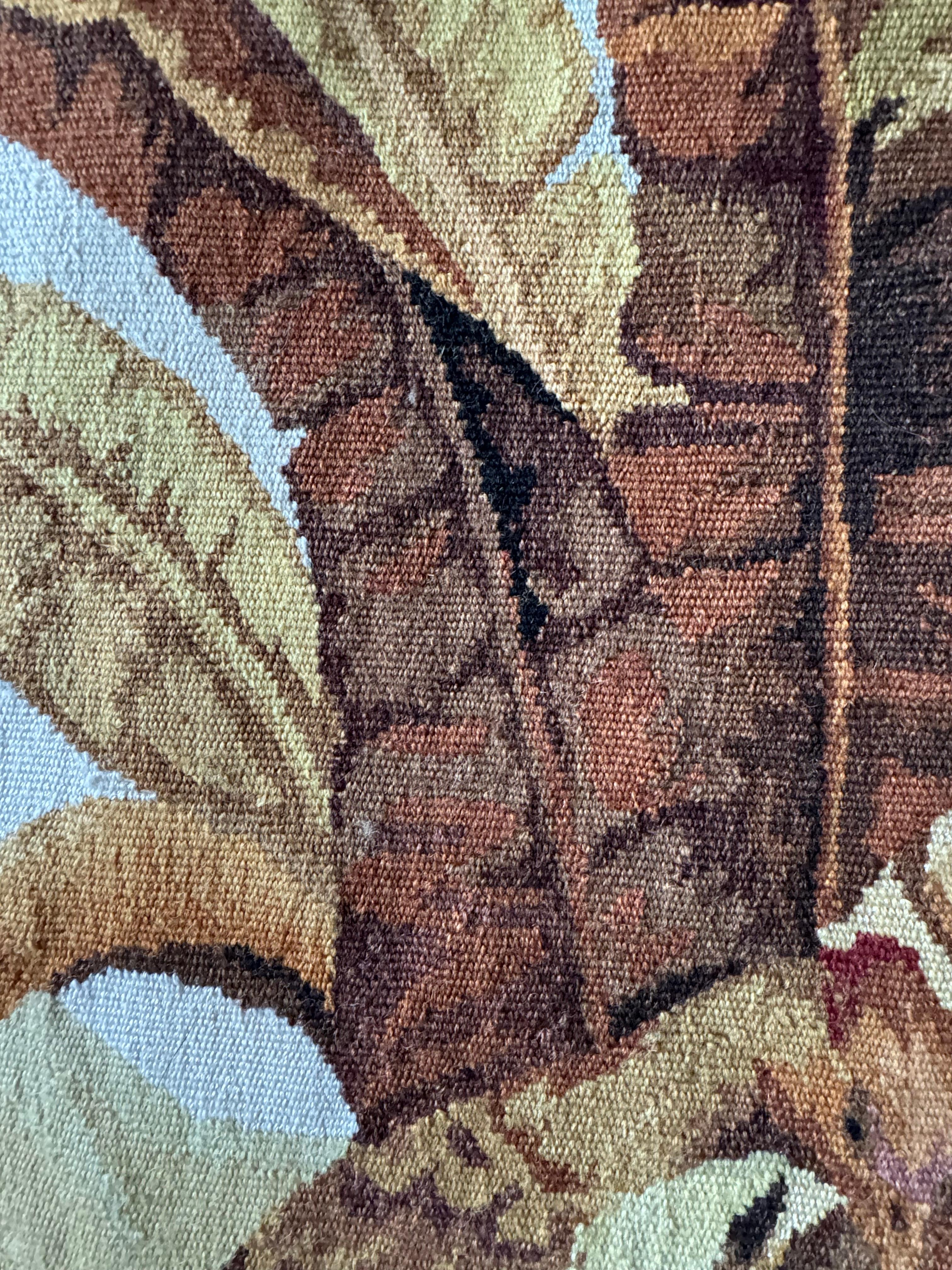 Unknown Large Vintage Handwoven Chinoiserie/Asian Tapestry For Sale