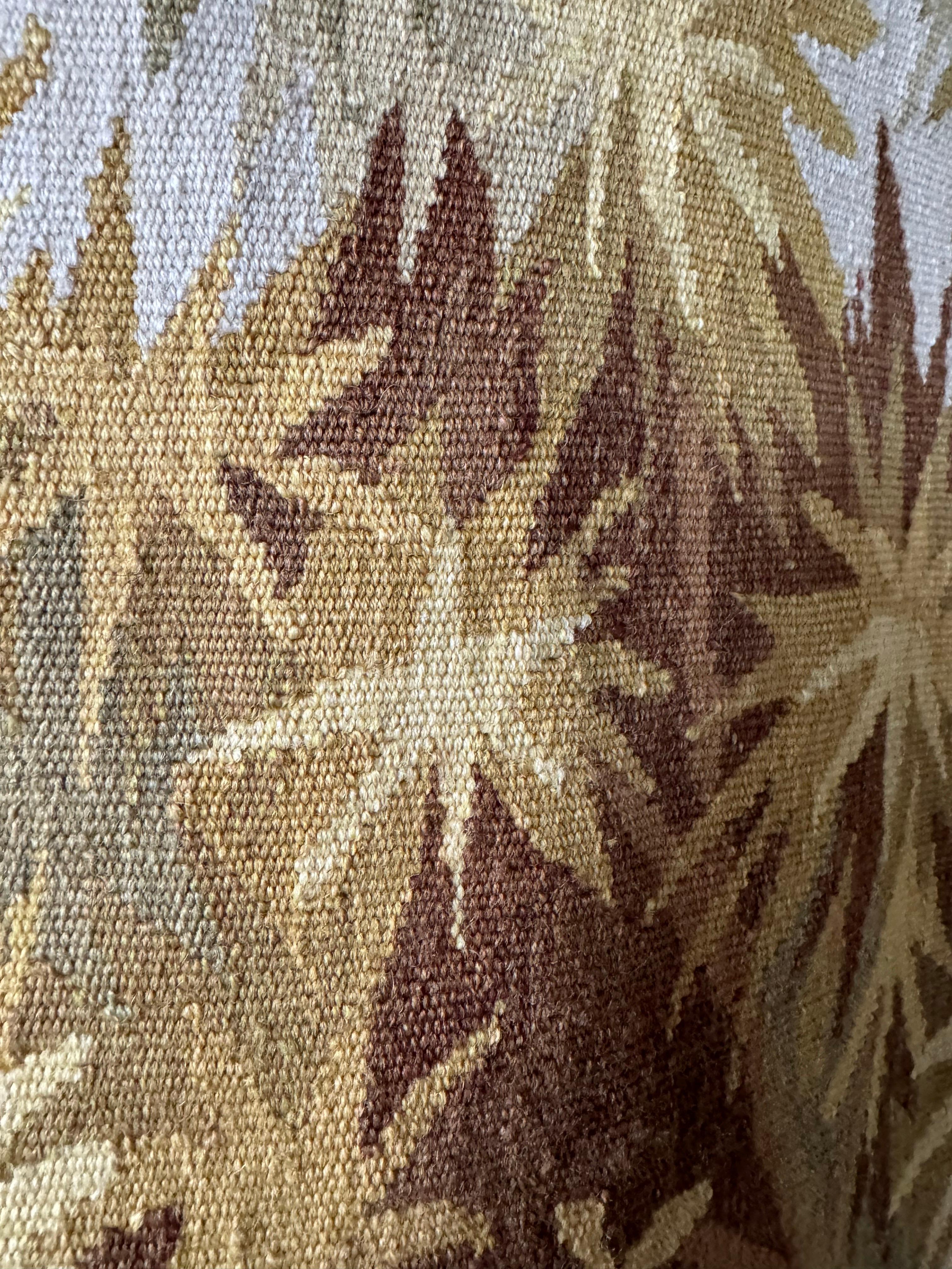 20th Century Large Vintage Handwoven Chinoiserie/Asian Tapestry For Sale