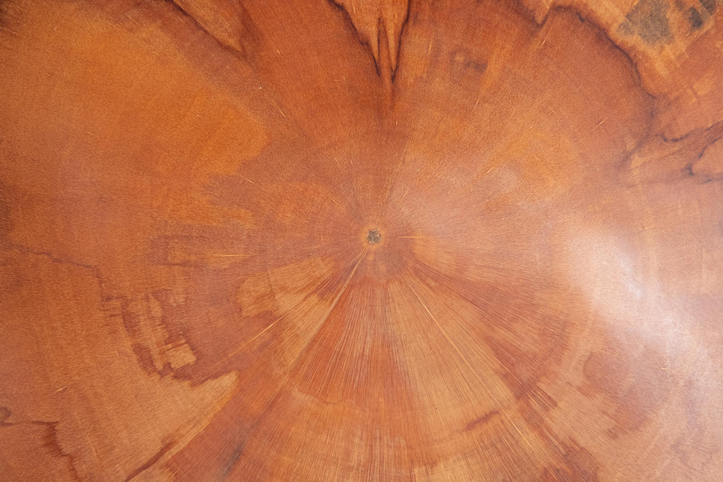 Large Hawaiian Turned Wood Art Bowl by Syd Vierra 6