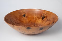 Large Hawaiian Turned Wood Art Bowl by Syd Vierra