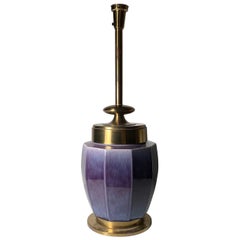 Large Vintage Hollywood Regency Stiffel Ceramic Lamp