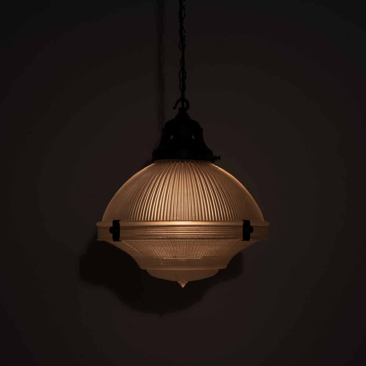 Holophane Complete Large Three Part Reflector - Refractor Pendant Light

Price is Per Light

A large 12