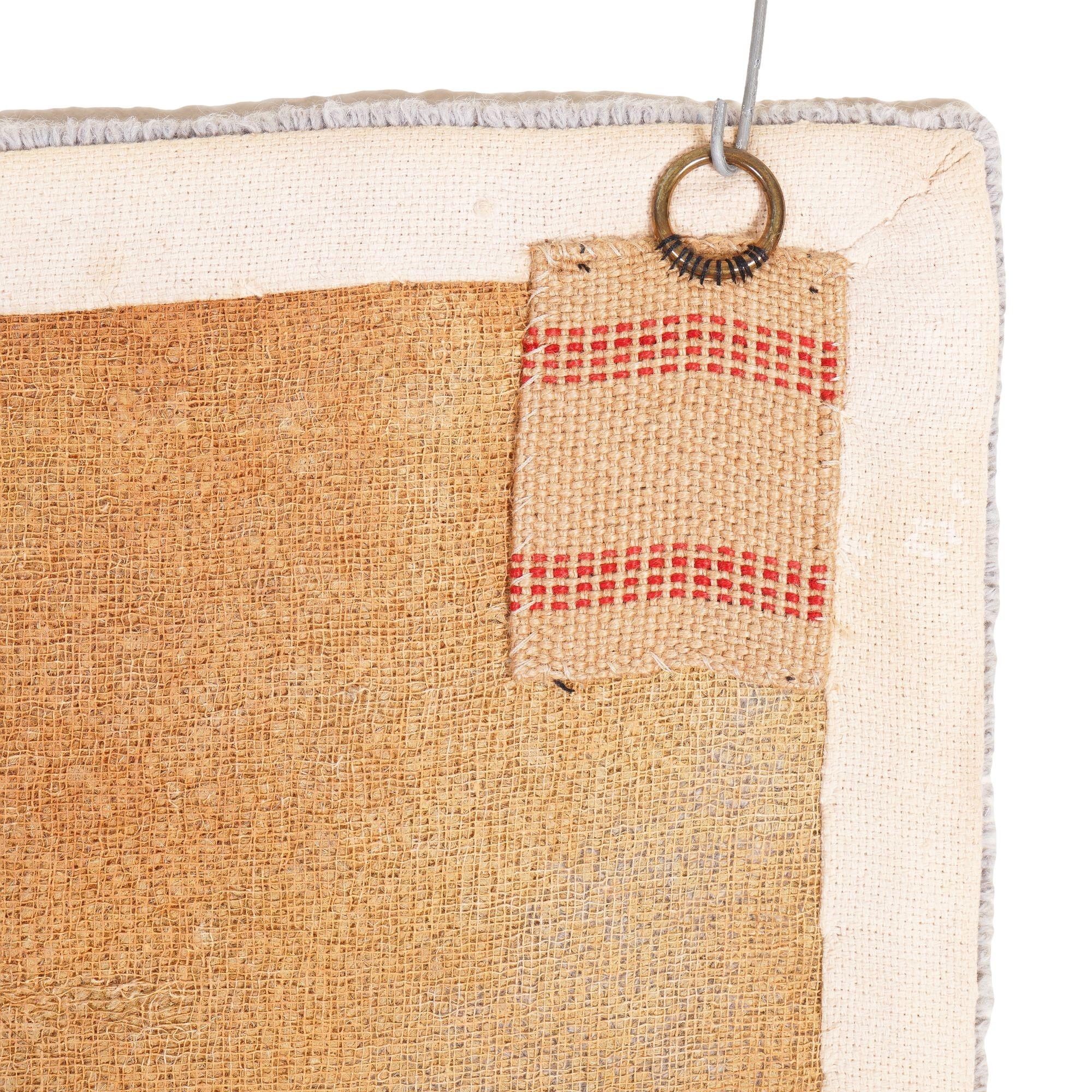 Großer hakenbesetzter Wandbehang mit einer Dschungelszene, um 1950 im Angebot 6