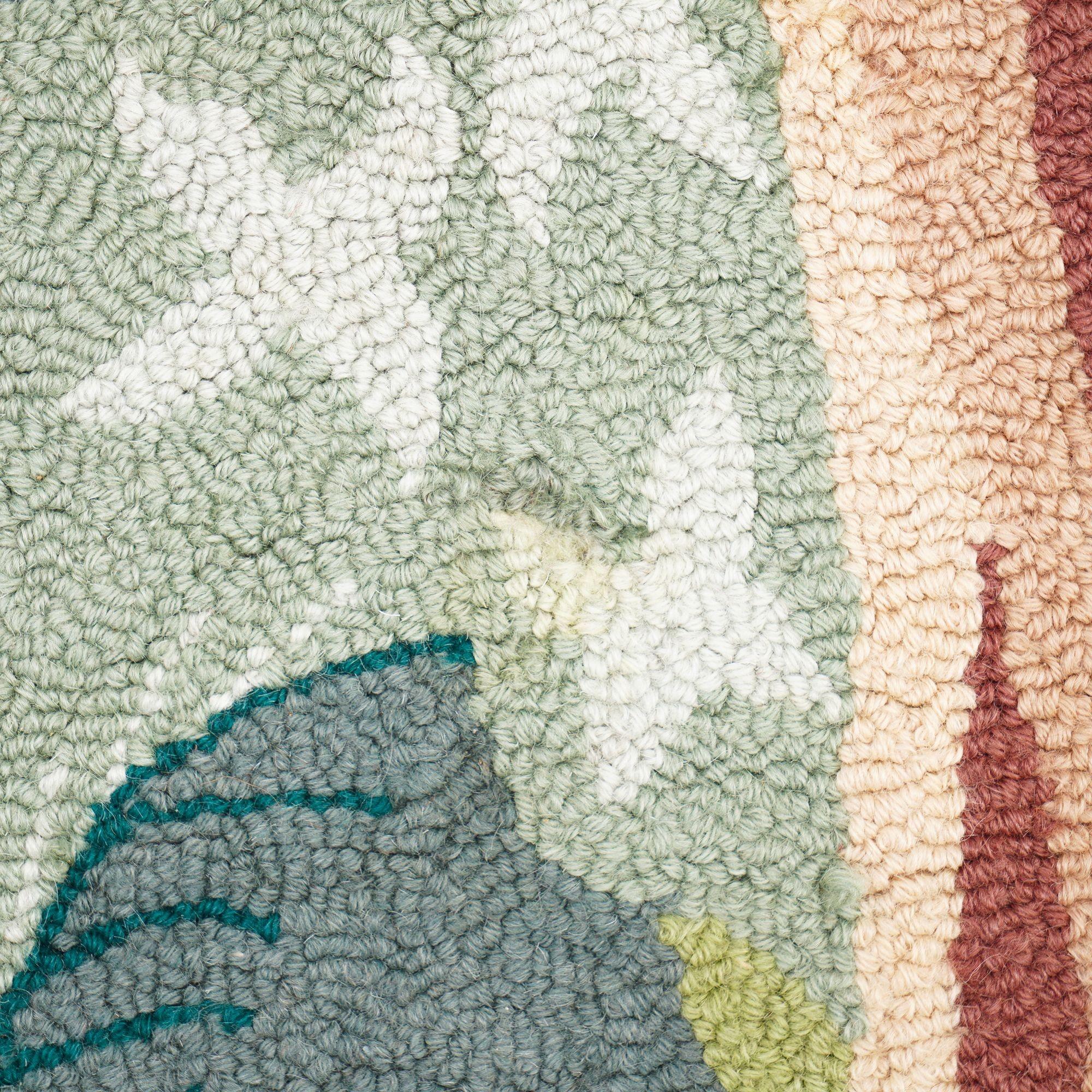 Großer hakenbesetzter Wandbehang mit einer Dschungelszene, um 1950 im Zustand „Gut“ im Angebot in Kenilworth, IL