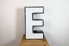 Large Vintage Illuminated Advertising Letter E , 1960s