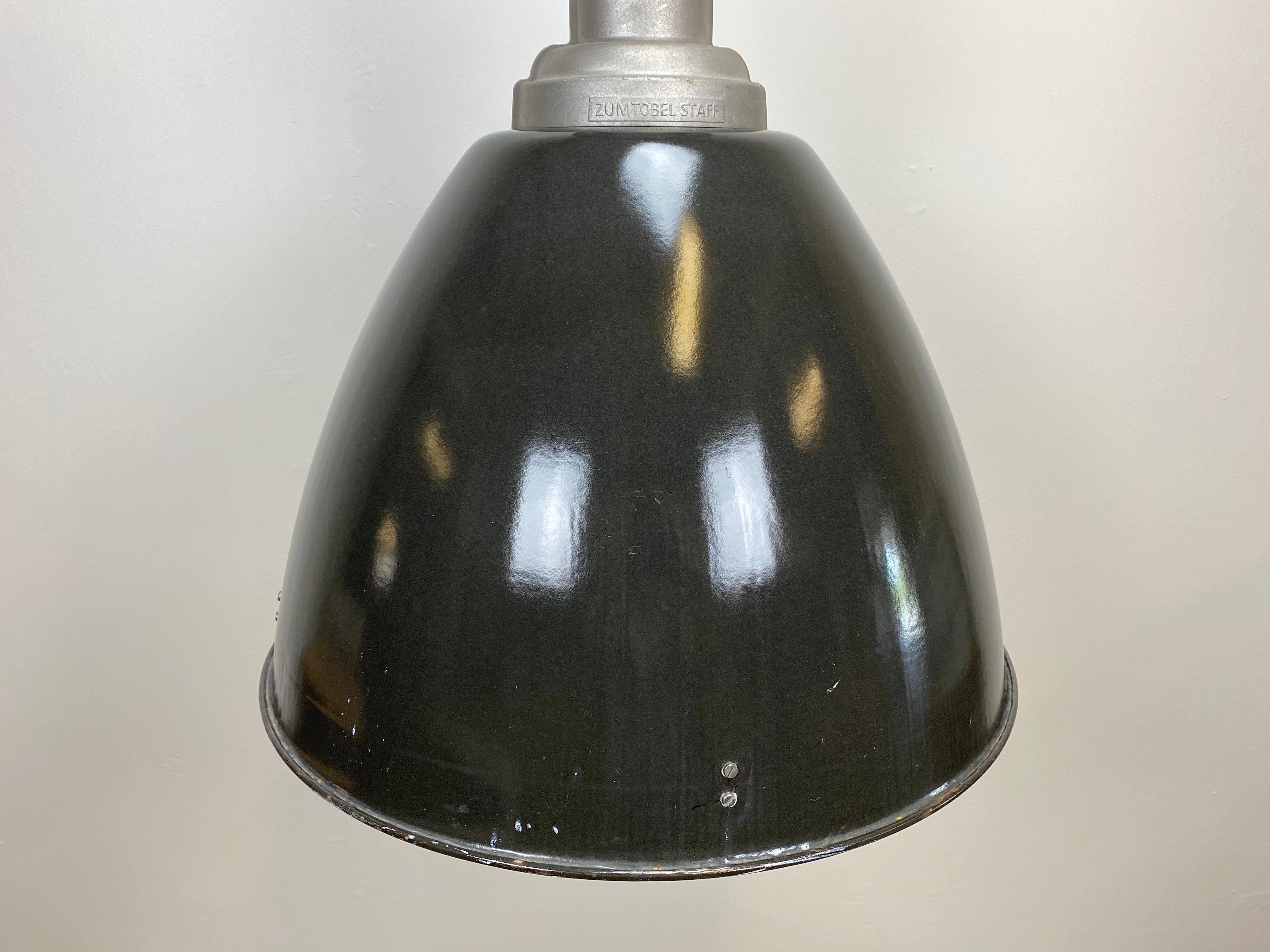 Cast Large Vintage Industrial Factory Hanging Lamp