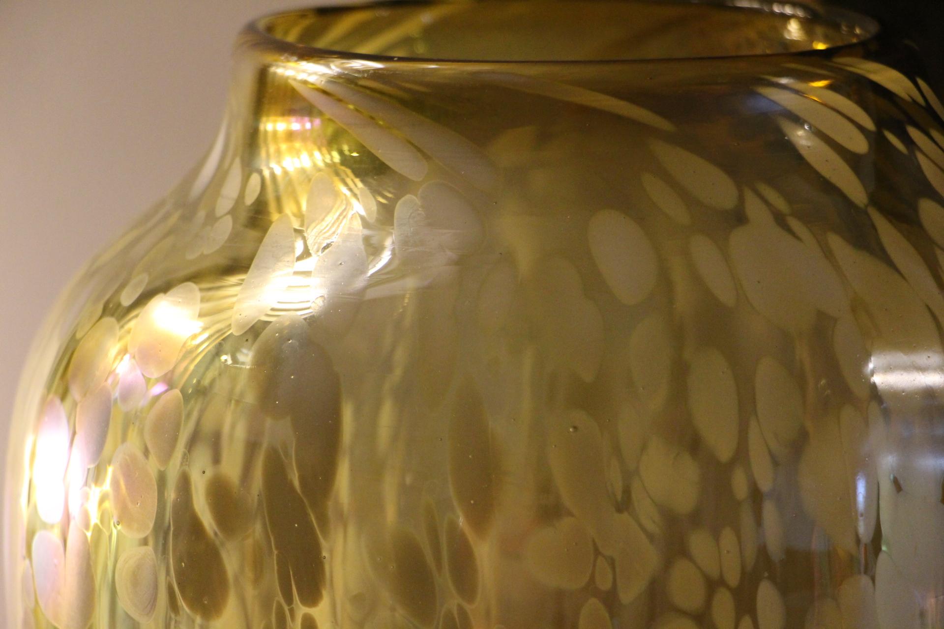 large murano glass vase