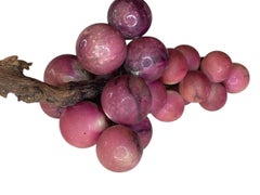 Large Vintage Italian Alabaster Grape Cluster