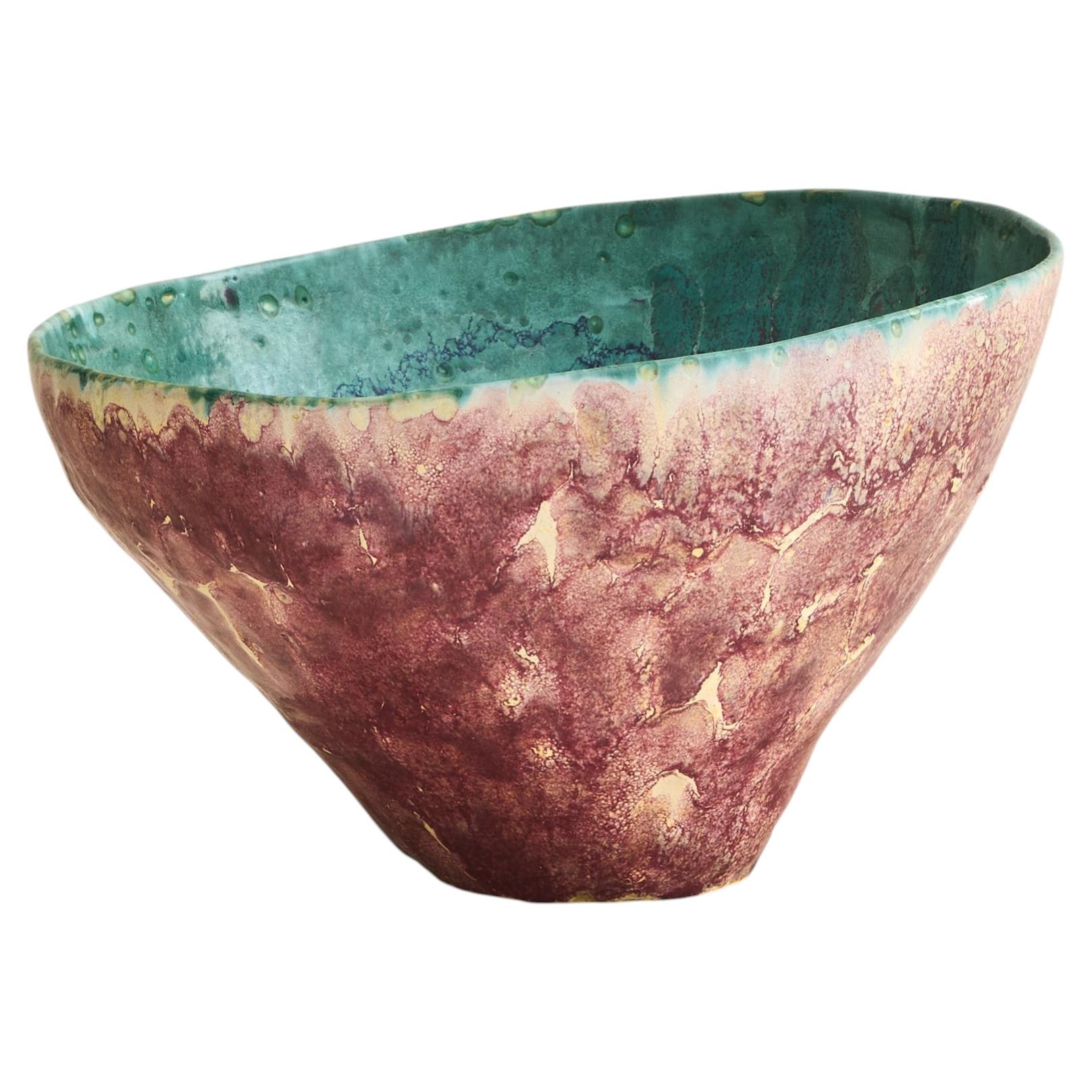 Large Vintage Italian Ceramic Bowl