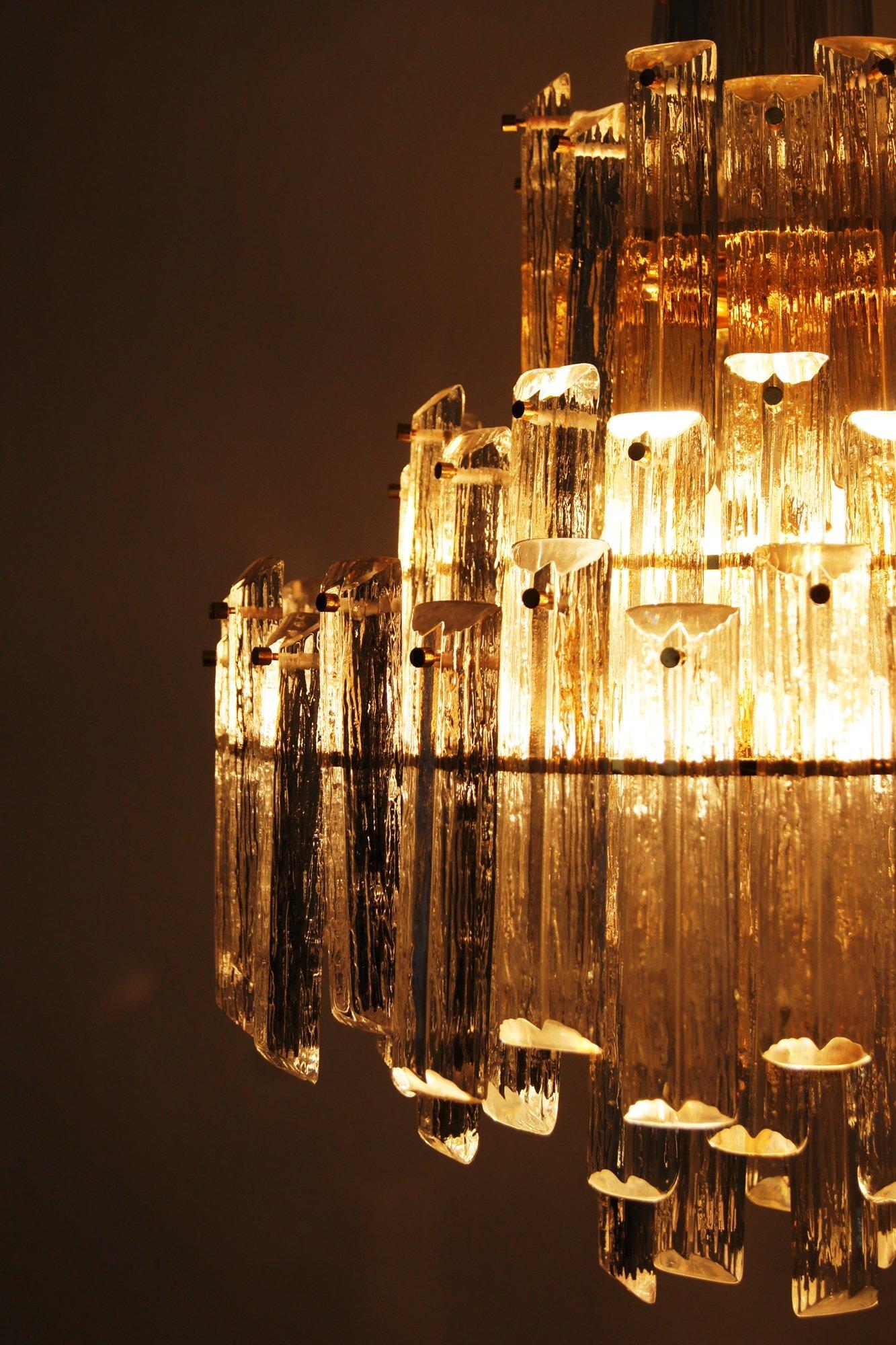 Large Vintage Italian Chandelier For Sale 5