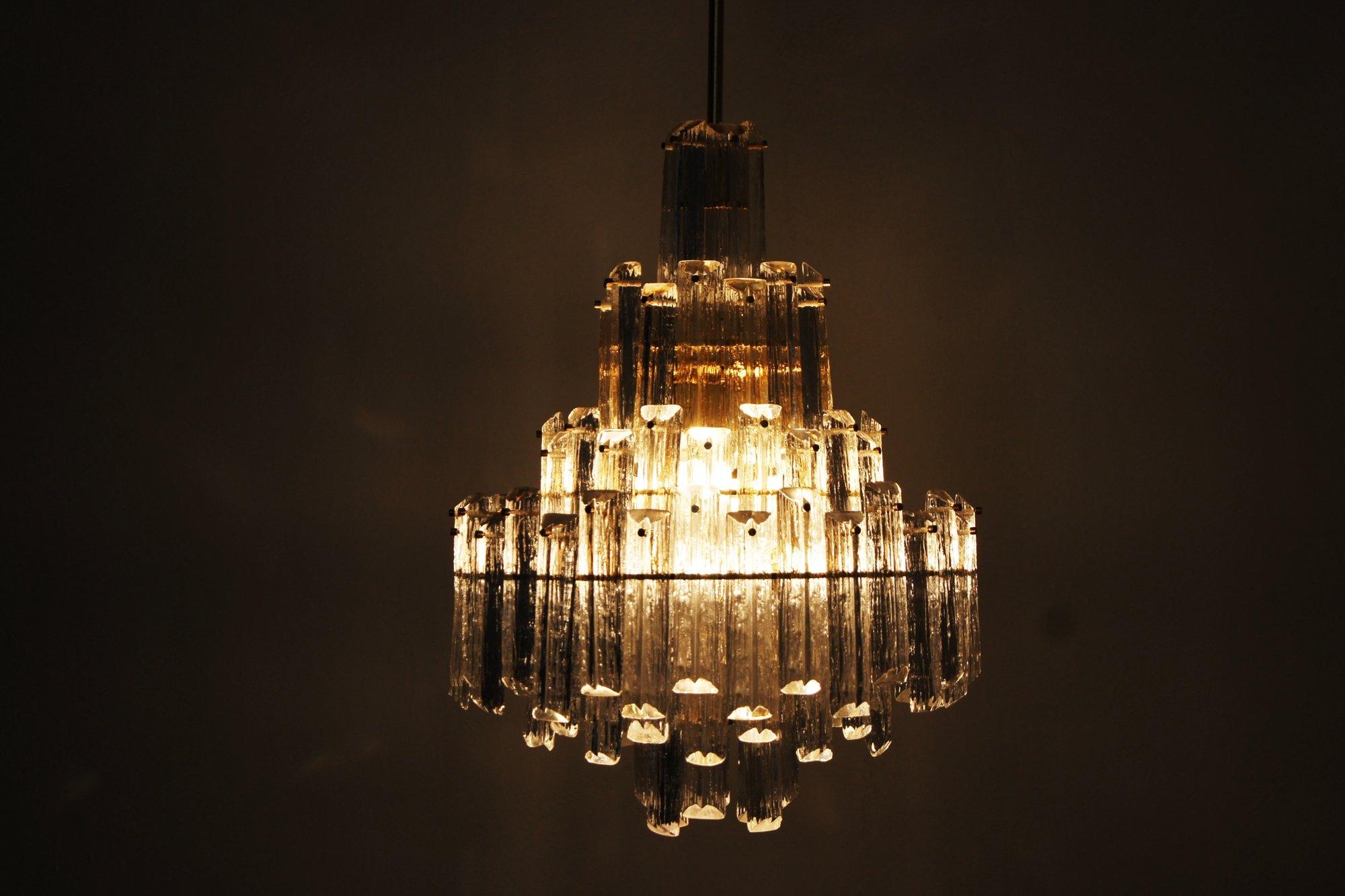 Large Vintage Italian Chandelier For Sale 3