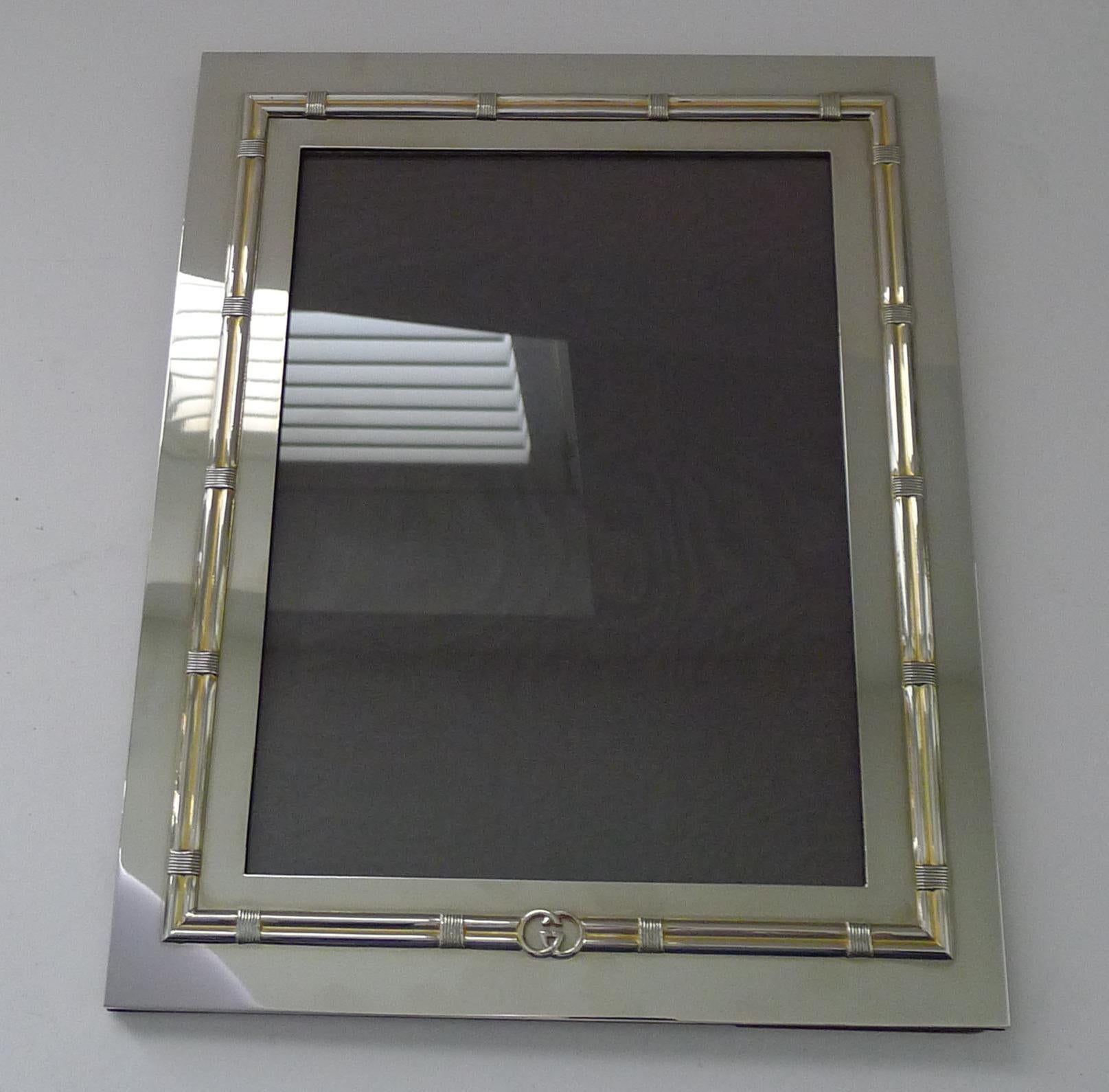 Mid-Century moderno Grande cornice d'epoca italiana Gucci c.1970 in vendita
