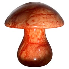 Large vintage Italian mcm marble mushroom objet, 1960s