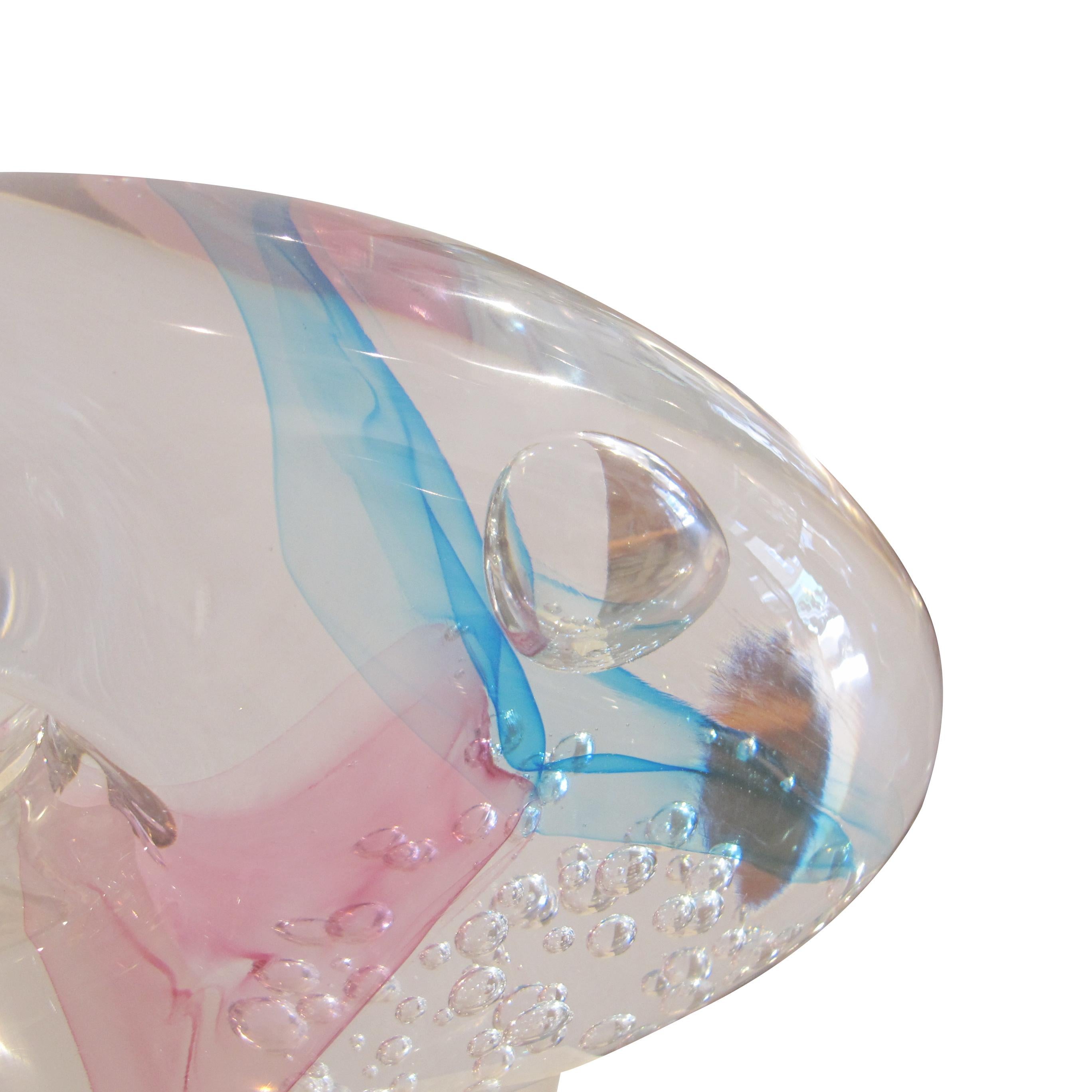 Verre de Murano Grande sculpture italienne de poissons en verre de Murano, années 1960 en vente