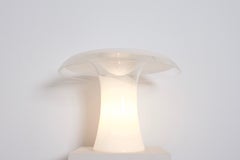 Large Vintage Italian Murano Glass Mushroom Table Lamp, 1970s