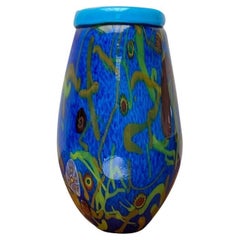 Large Vintage Italian Murano Glass Vase, 1970s