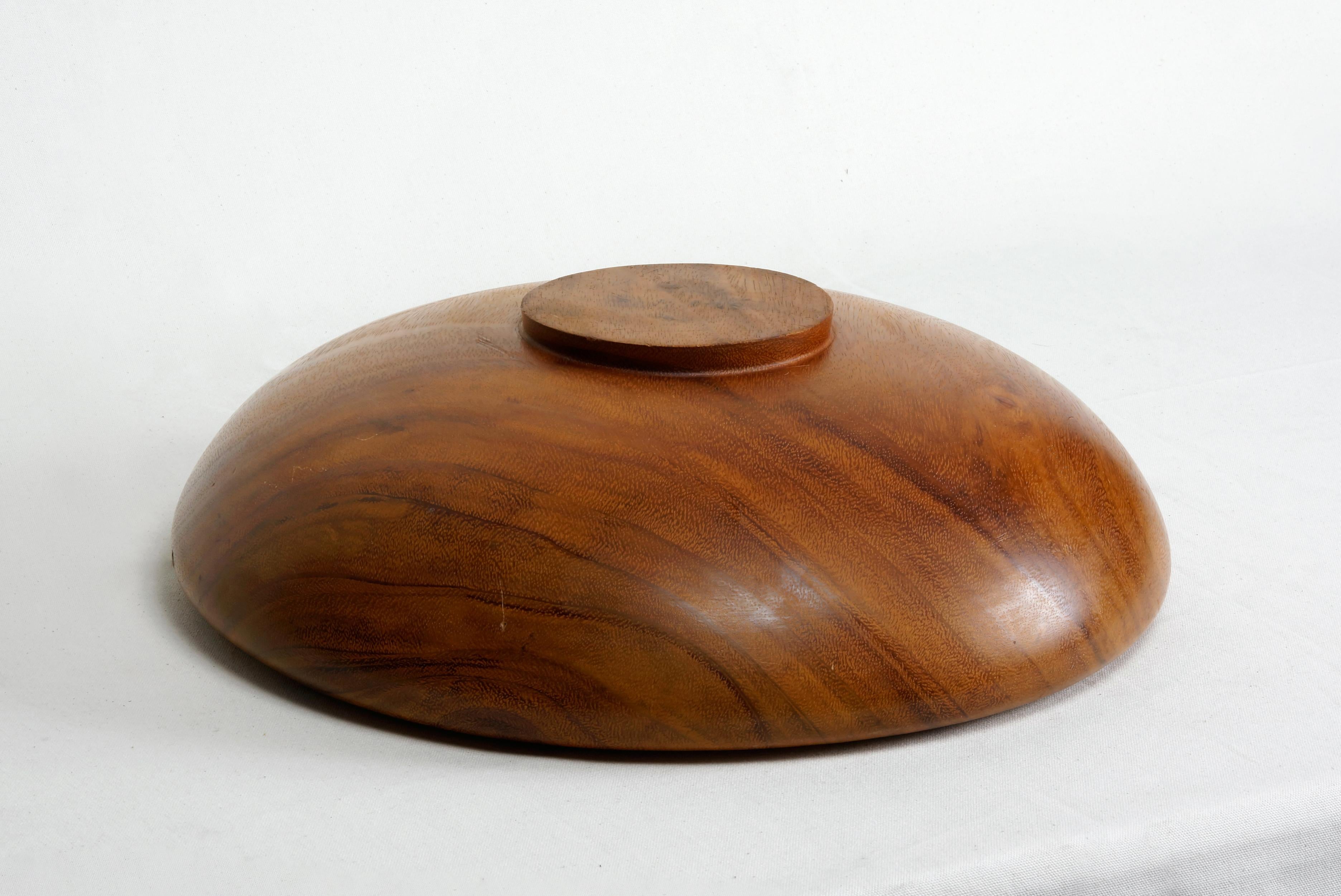 Organic Modern Large Vintage Koa Wood Bowl