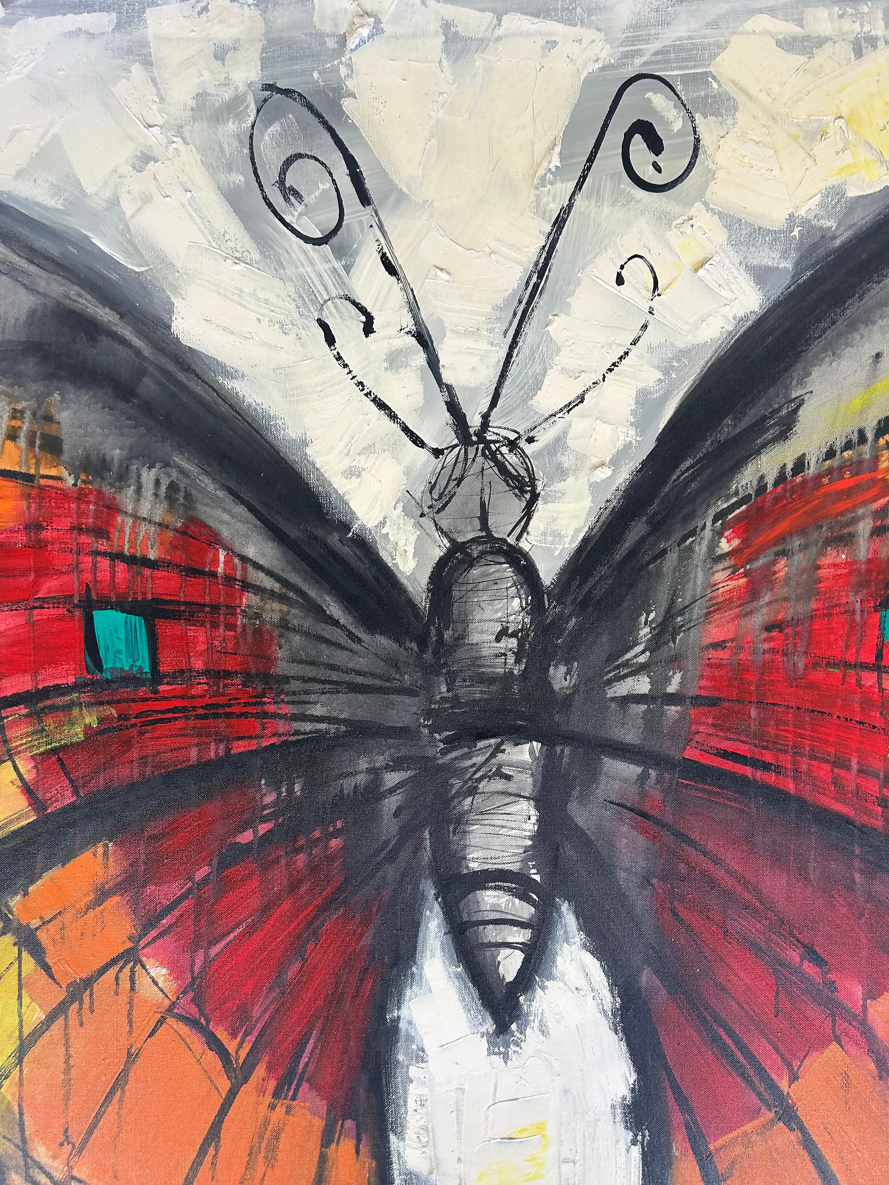 Gran cuadro vintage de Lee Reynolds sobre mariposas abstractas, enmarcado

Se ofrece a la venta un gran cuadro abstracto enmarcado de finales del siglo XX que representa una mariposa, obra del artista estadounidense Lee Reynolds.  El cuadro es